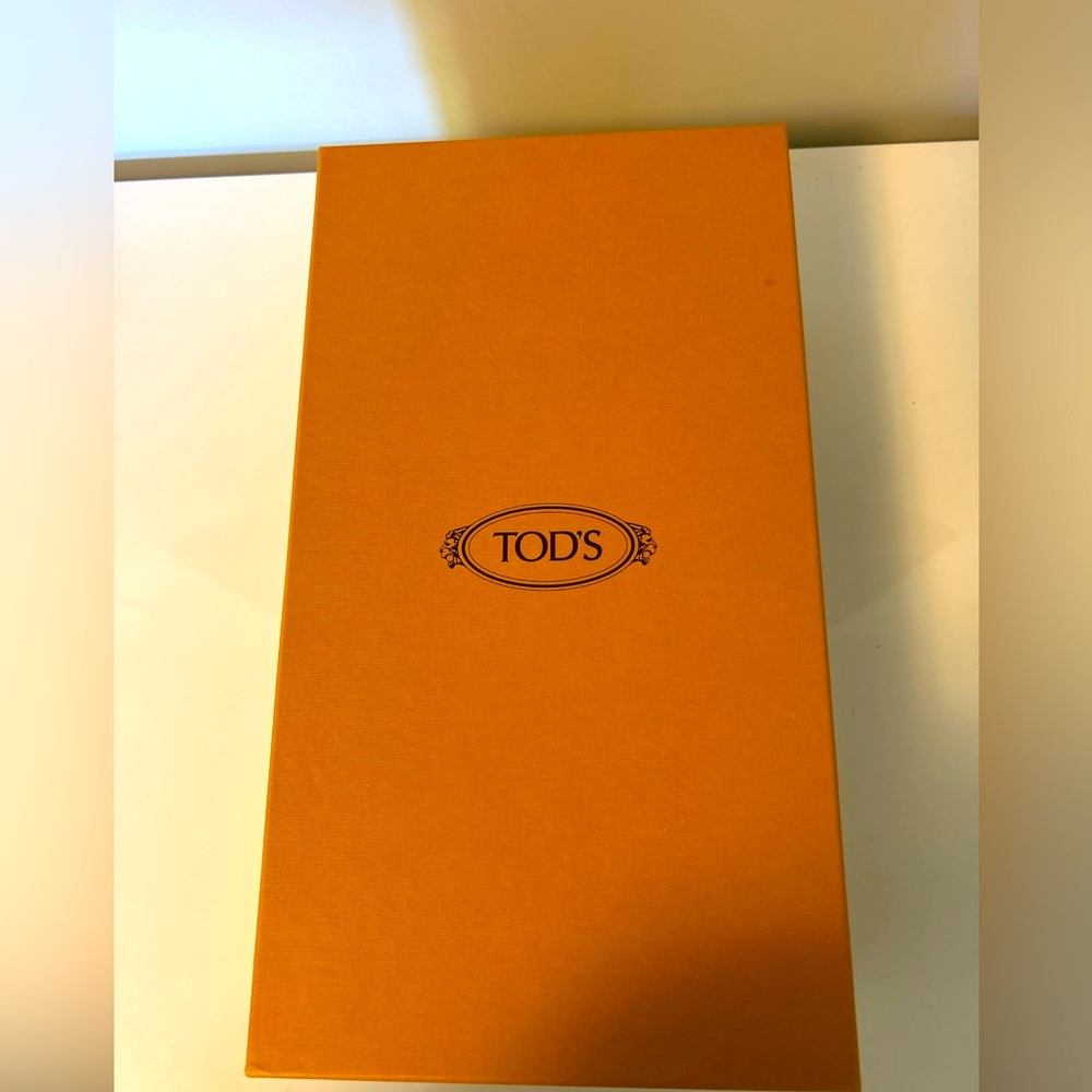 🧡 Tod’s Orange Shoe Box – Fits Size 11 – Box Only 👞